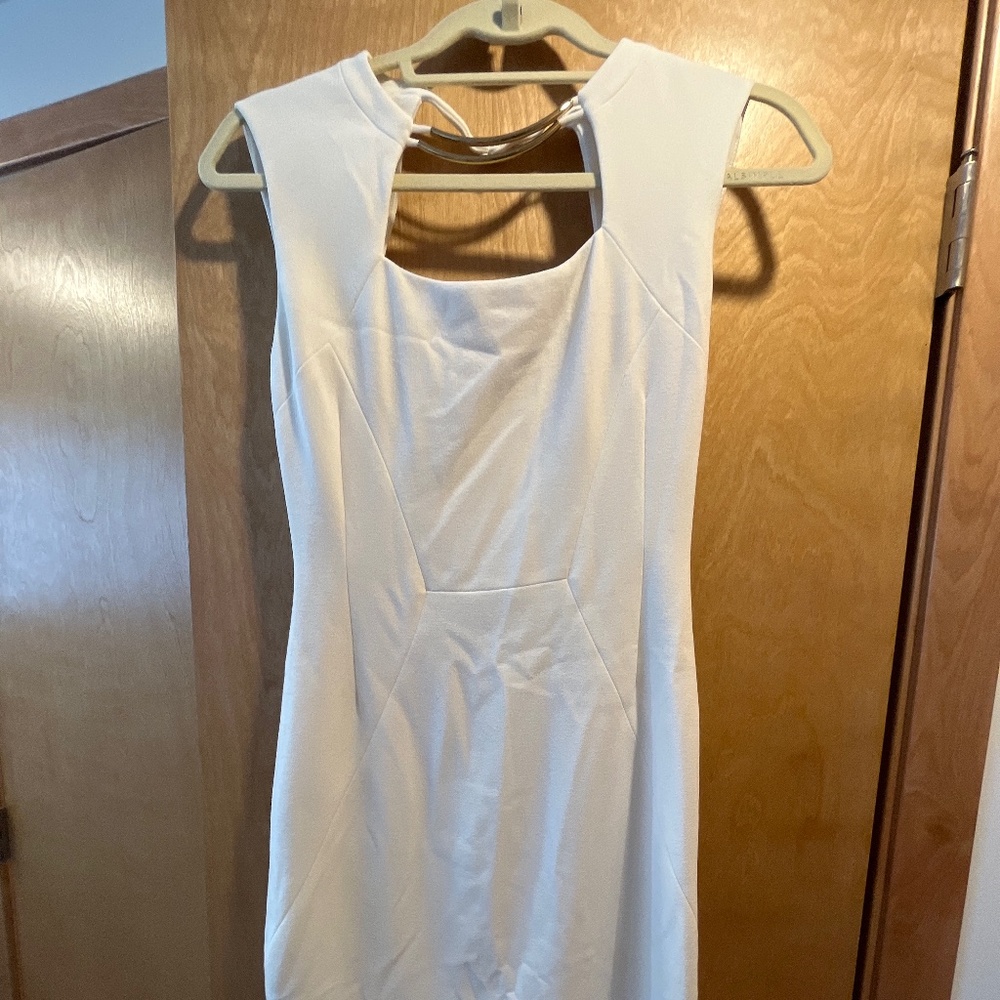 Gorgeous BCBG dress with gold neckline *rehearsal dinner, wedding*